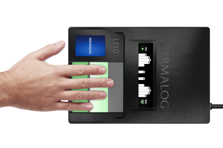 Dermalog LF10 ten-print fingerprint scanner
