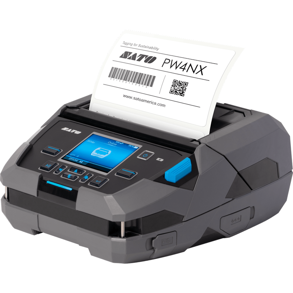 SATO PW4NX portable label printer